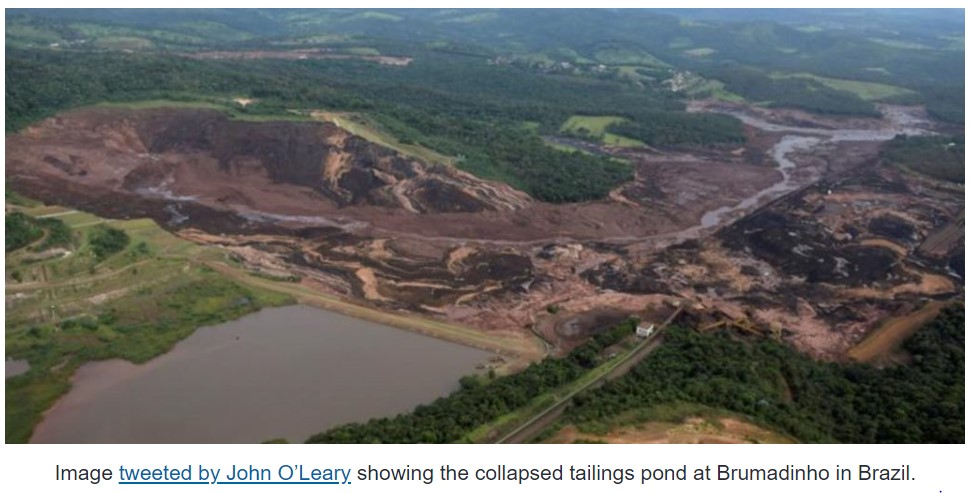 The slip surface mechanism of delayed failure of the Brumadinho